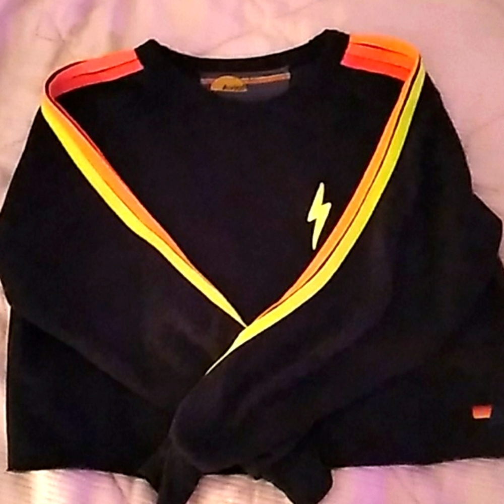 Limited Edition Aviator Nation Cropped Crew Neck
